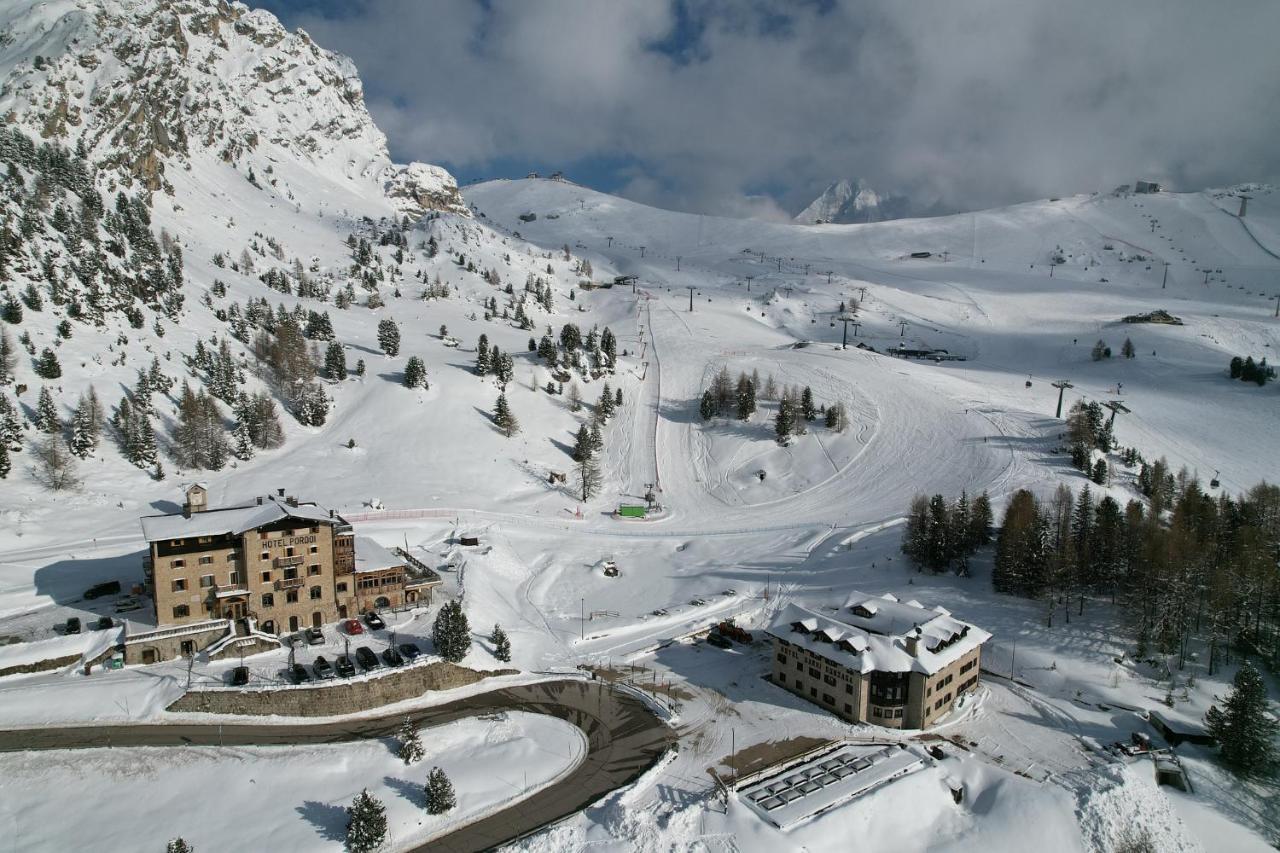 Hotel Pordoi Passo Pordoi Canazei Exterior foto